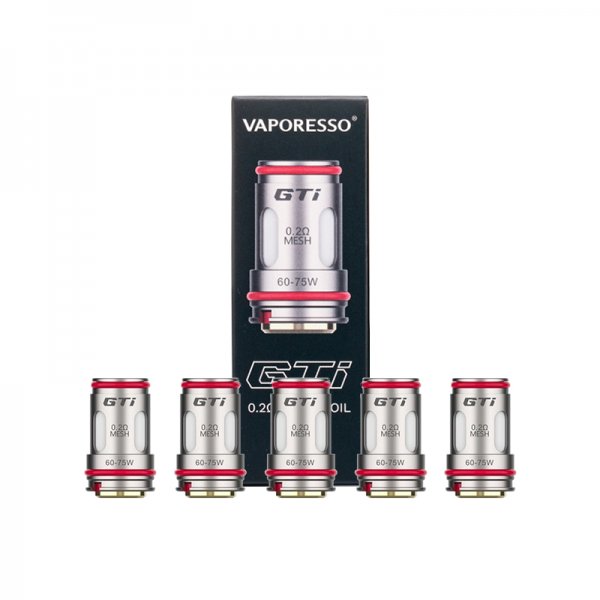 Résistances GTi 0.15 / 0.2 / 0.4 / 0.5Ω Mesh (5pcs) - Vaporesso