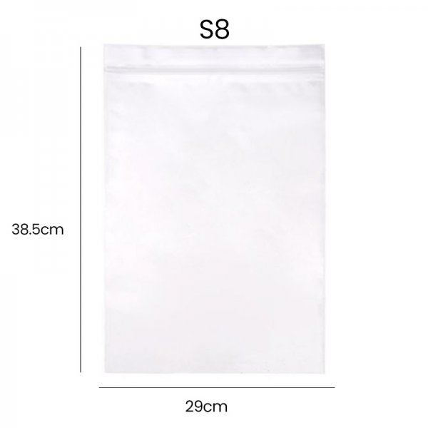 S8 - Sachet à Fermeture Pression Renforcée 38.5*29cm (100pcs)