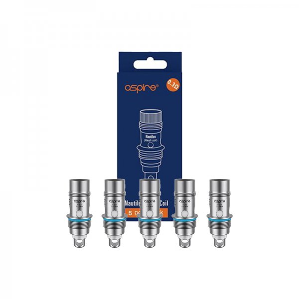 Résistances Nautilus Mesh 0.3Ω (5pcs) - Aspire