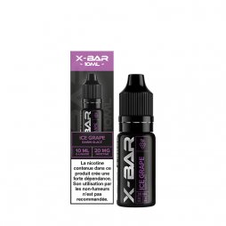 Ice Grape Nic Salt 10ml - X-Bar