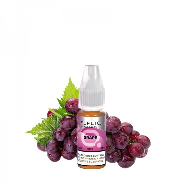 Grape Nic Salt 10ml - Elfliq by Elfbar