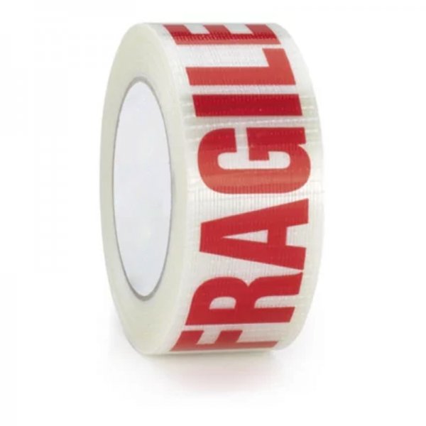 FRAGILE silent polypropylene adhesive tape 50mm x 100M (1pcs)