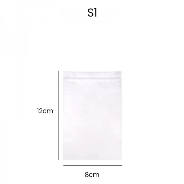 S1 - Sachet à Fermeture Pression 8*12cm  (100pcs)