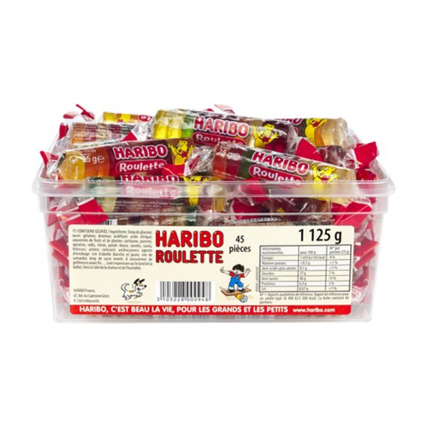 Haribo Roulettes Fruits (45pcs) - Haribo