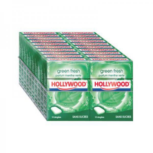 Chewing-Gum Green Fresh (20pcs) - Hollywood