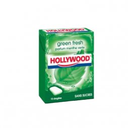 Chewing-Gum Green Fresh (20 Pièces) - Hollywood