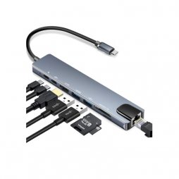 Station D'accueil Portable USB-C à HDTV 8 en 1 T481