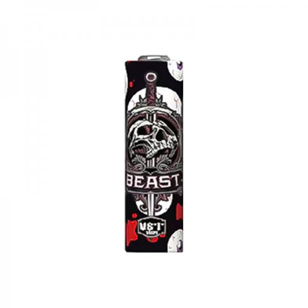 Wraps pour accus 18650 Black Skull (5pcs)