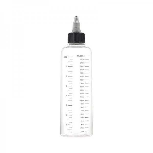 Graduated bottle with measuring cap 230ml