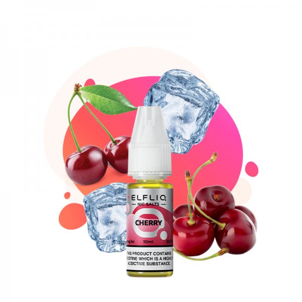 Cherry Nic Salt 10ml - Elfliq by Elfbar