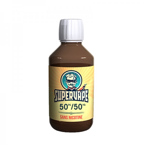 50PG / 50VG nicotineless base 250ml - SuperVape