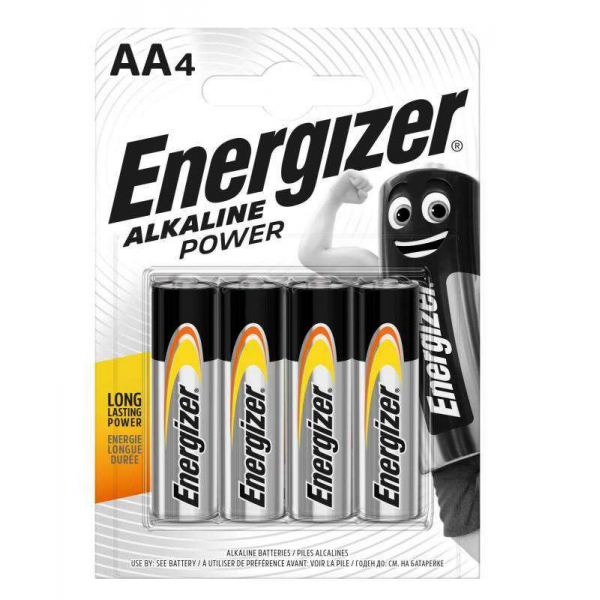 Piles AA LR6 Alcaline Power - Energizer (4pcs)