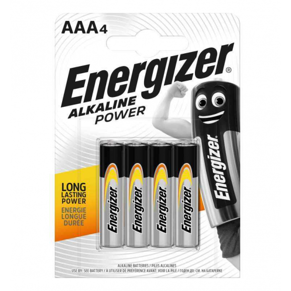 Piles AAA LR03 Alcaline Power - Energizer (4pcs)