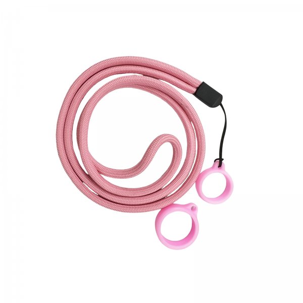 Lanyard With Silicone Ring Pink (1pcs)