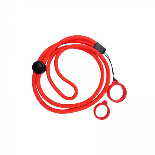 Lanière Réglable Avec Anneau Silicone Red (1pcs)