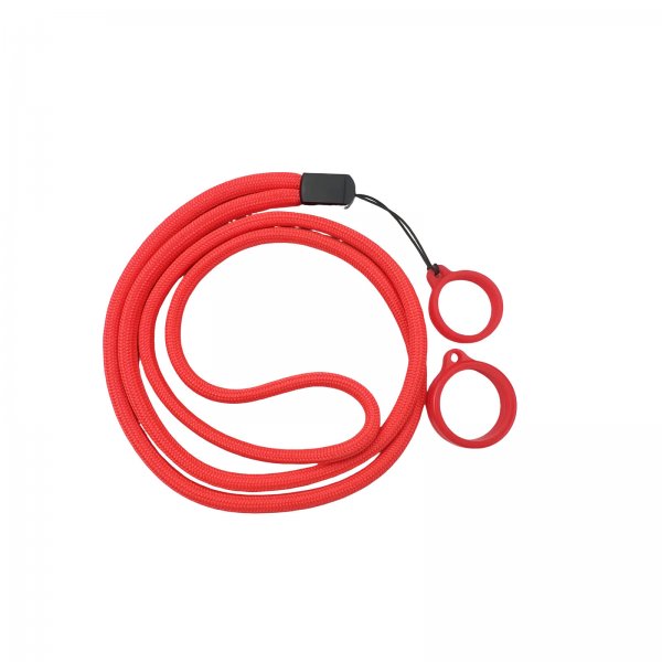 Lanière Avec Anneau Silicone Red (1pcs)