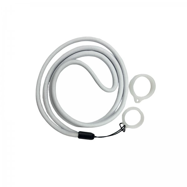 Lanyard With Silicone Ring White (1pcs)