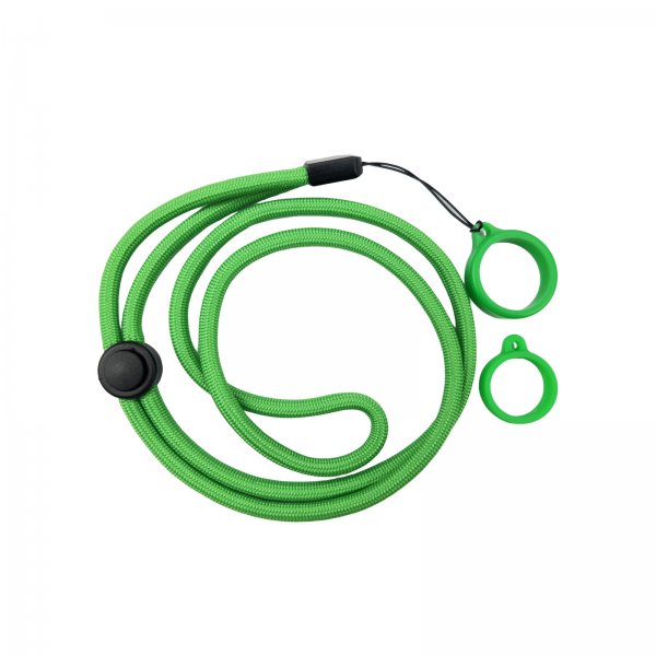 Lanière Réglable Avec Anneau Silicone Green (1pcs)