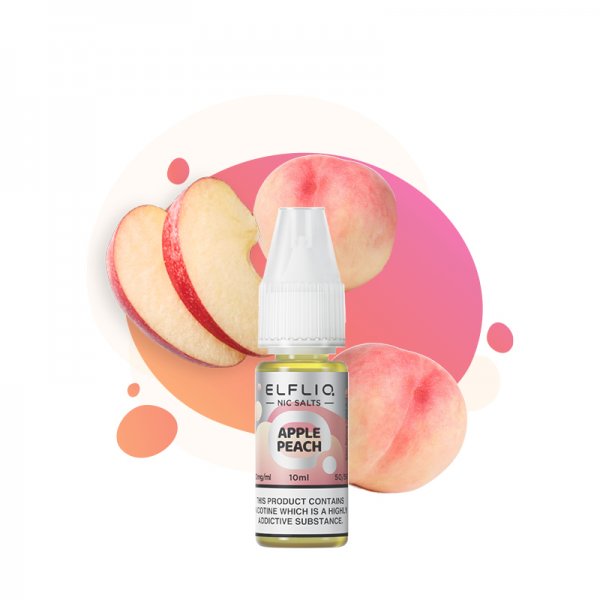 Apple Peach Nic Salt 10ml - Elfliq by Elf Bar