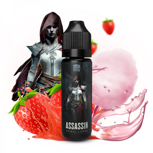 Assassin (Barbe à Papa à La Fraise) 0mg 50ml - Tribal Lords by Tribal Force