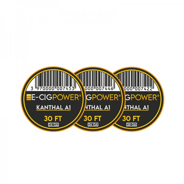 Kantal A1 Wire 24/26/28G (30 ft) - E-Cig Power