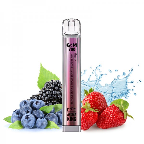 [Destock] Puff Gem 700 Blackberry Strawberry Blueberry 20mg - Aroma King