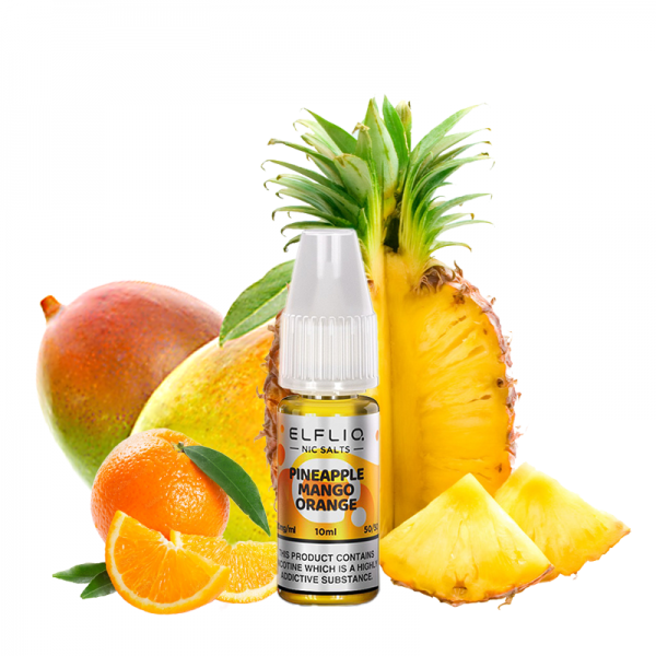 Pineapple Mango Orange Nic Salt 10ml - Elfliq by Elfbar