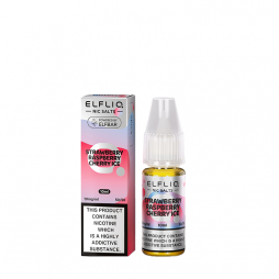 Strawberry Raspberry Cherry Ice Nic Salt 10ml - Elfliq by Elf Bar