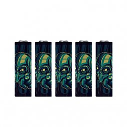 Wraps pour accus 18650 (5pcs) Alien