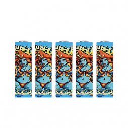 Wraps pour accus 18650 (5pcs) Pirate Girl