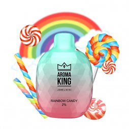 Puff Jewel Mini 600 Rainbow Candy 20mg - Aroma King