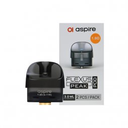 Cartouches Flexus Peak Pod 3ml 1.0/06.ohm (2pcs) - Aspire