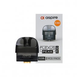 Flexus Peak Pod Cartridges 3ml 1.0/06.ohm (2pcs) - Aspire