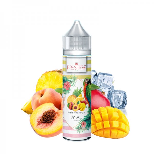 Ananas Pêche Mangue 0mg 50ml - Prestige Fruits