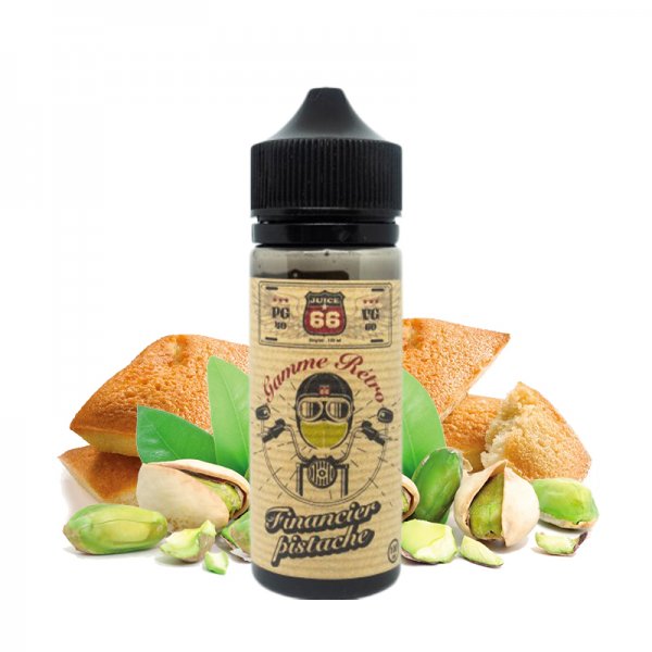 Financier Pistache 0mg 100ml - Retro by Juice 66