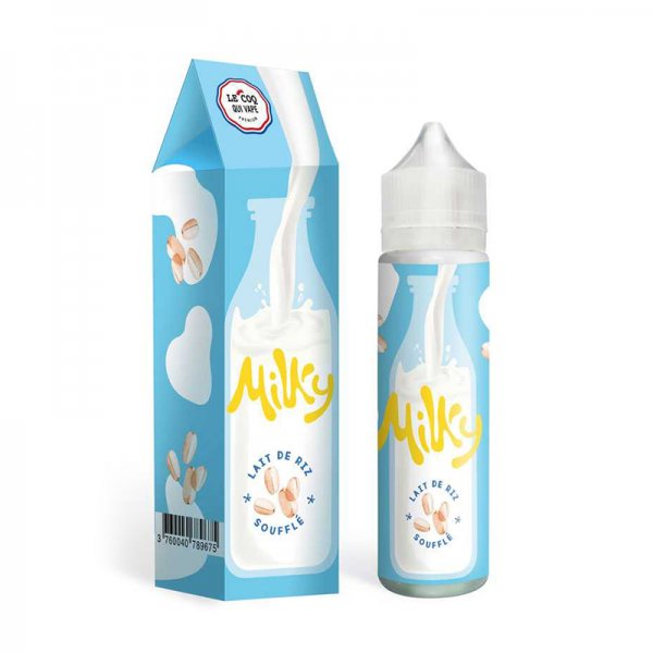 Lait de Riz Soufflé 0mg 50ml Milky by Le Coq Qui Vape