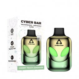 Puff AL8000 Cherry Peach Lemonade 0mg 10ml - Cyber Bar