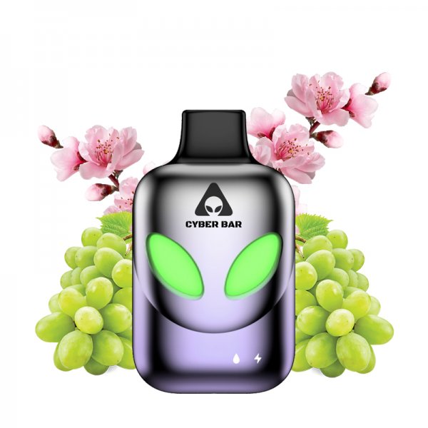 Puff AL8000 Sakura Grape 0mg 10ml - Cyber Bar [Destock]