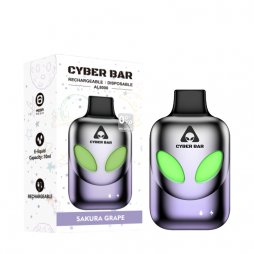 Puff AL8000 Sakura Grape 0mg 10ml - Cyber Bar