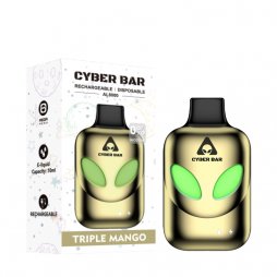 Puff AL8000 Triple Mango 0mg 10ml - Cyber Bar