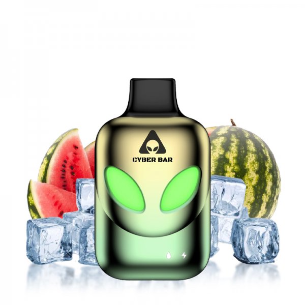 Puff AL8000 Watermelon Ice 0mg 10ml - Cyber Bar [Destock]