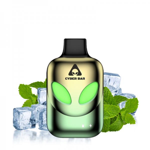 Puff AL8000 Fresh Mint 0mg 10ml - Cyber Bar [Destock]