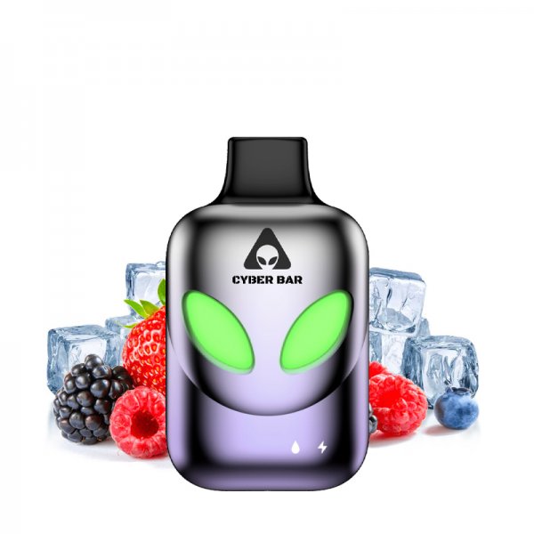 Puff AL8000 Mix Berry Ice 0mg 10ml - Cyber Bar