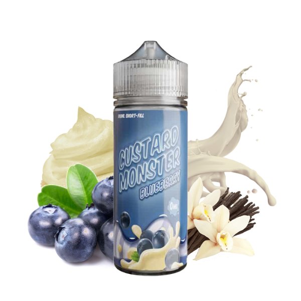 Blueberry Custard 0mg 100ml - Custard Monster by Monster Vape Labs