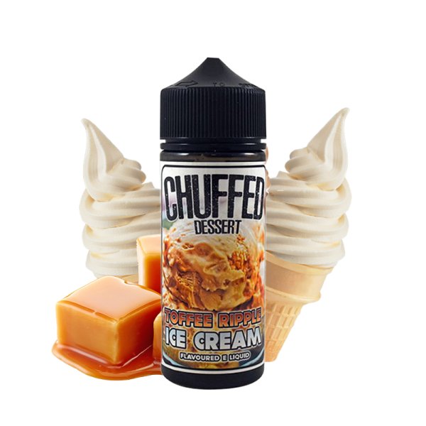 Toffee Ripple Ice Cream 0mg 100ml - Chuffed Dessert