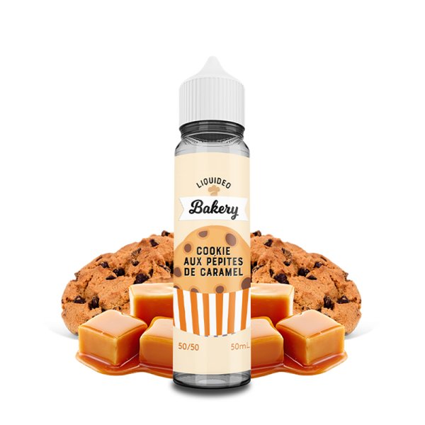 Cookie aux Pépites de Caramel 0mg 50ml - Liquideo Tentation