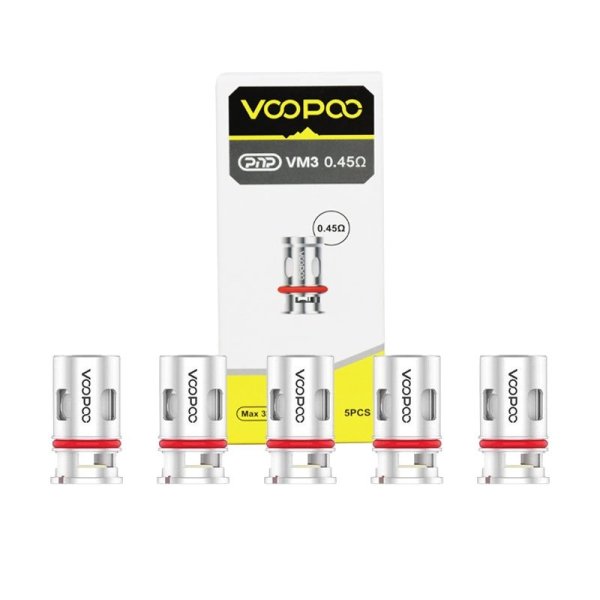 Résistances Mesh PnP VM3 0.45Ω V2 (5pcs) - Voopoo