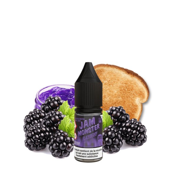 Blackberry Salt 20mg 10ml - Jam Monster by Monster Vape Labs