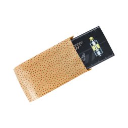 Gift pouches in kraft heart pattern 12x24x4.5cm (50pcs) - Clairefontaine