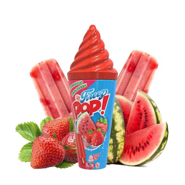 [Destock] Pop Watermelon Strawberry 0mg 50ml - Freez Pop by Vape Maker